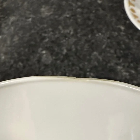 Corelle Vintage Butterfly Gold Hook Handle Cups and Saucers - Picture 4 of 16